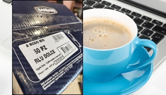 Caff Barbaro miscela Blu | 60 capsule compatibili A Modo Mio